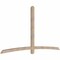Ekena Millwork Bellingham Smooth Timber Gable Bracket, Douglas Fir, 108"W x 58"H x 3 1/2"D x 3 1/2"F, 13/12 Pitch GBW108X58X0404BEL00SDF - alternate 5